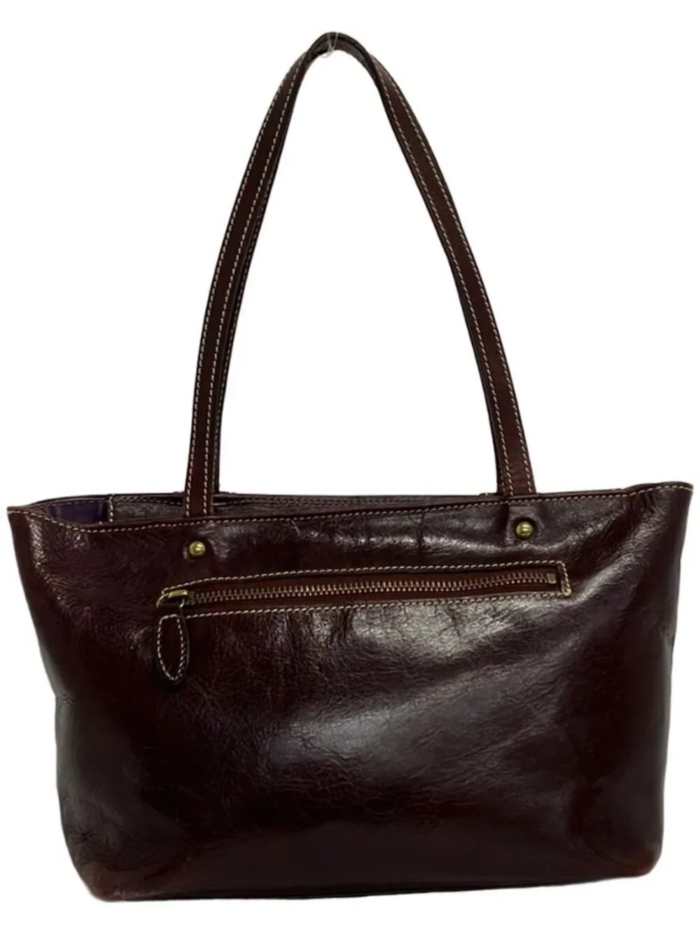 ALBERO Dark Brown Leather Handbag